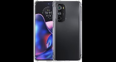 Hoesje geschikt voor Motorola Moto Edge 2022 - Back Cover Case ShockGuard Transparant
