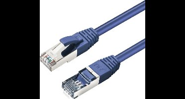 Microconnect MC-SFTP6A005B netwerkkabel Blauw 0,5 m Cat6a S/FTP (S-STP)
