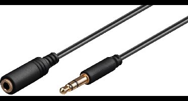 Microconnect AUDLG5G audio kabel 5 m 3.5mm Zwart