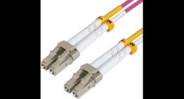 Microconnect FIB440415P Glasvezel kabel 15 m LC/PC Paars