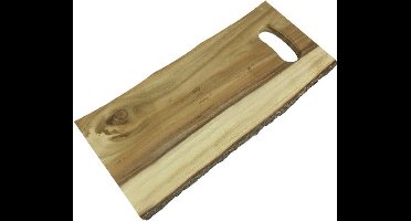 Presentatie/ serveerplateau hout Ø40x21cm