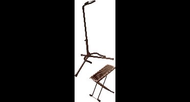 Gitaar standaard met voetsteun