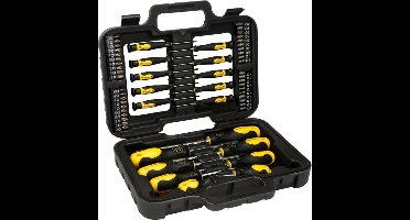 Toolland Schroevendraaier- bitset, inclusief opbergkoffer, 58-delig