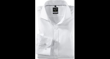 OLYMP No. Six super slim fit overhemd - wit - Strijkvriendelijk - Boordmaat: 46