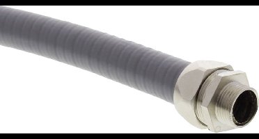 Wiska 10109032 BMCG-PVC-S-12-LG Beschermslang Grijs 12 mm 30 m