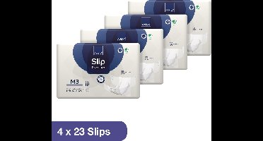 ABENA Incontinentie Slip Premium M3 - Eendelig Verband ter Bescherming van Zwaar Urineverlies en (Dunne) Ontlasting - Perfecte Aansluiting door Flexibele Sluitstrips - 92 Stuks