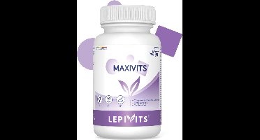 MaxiVits | 90 plantaardige capsules | Vitaminen en mineralen die essentieel zijn voor het behoud van een goede gezondheid bij mannen en vrouwen | Made in Belgium | LEPIVITS