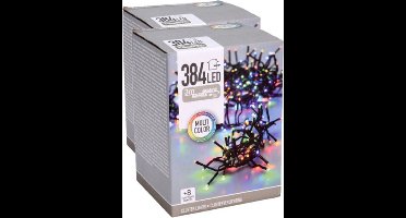 Christmas Decoration clusterverlichting multi 384 leds- 2x - 280 cm