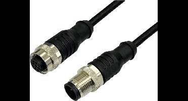 BKL Electronic 2702001 Sensor/actuator aansluitkabel M12 Aantal polen: 3 Koppeling, recht 5 m 1 stuk(s)