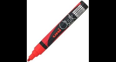 Vloeibare krijtstiften Uni-Ball PWE-5M Rood 6 Stuks