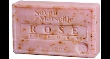 Natuurlijke Marseille zeep Rozenblaadjes - 100 g