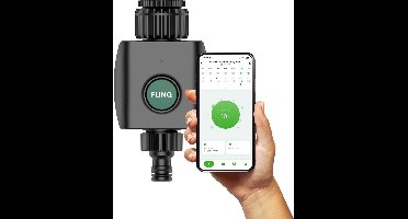 FlinQ Smart Irrigatiesysteem - Besproeiingscomputer - Alexa & Google Assistant - Zwart
