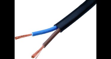 Neopreen buitenkabel - 2 x 1,00mm - 100 meter op rol