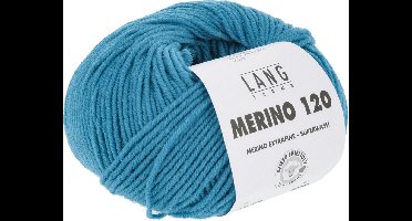 Lang Yarns Merino 120 - 378 turquoise - Merinowol Garen