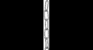 Metalen schakelketting - 3mm - DIN 5685C - Per meter