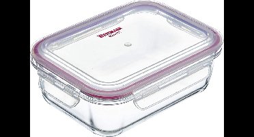 Glazen voedselopslagcontainer met Clipdeksel, vulvolume: 370 ml, luchtdicht, diepvriezer, magnetron en Oven-Veilig