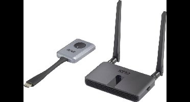 SpeaKa Professional SP-WTR-400 Draadloze HDMI-set 30 m 2.4 GHz, 5 GHz 1920 x 1080 Pixel Veilige draadloze overdracht