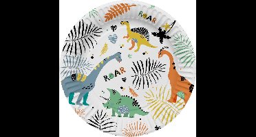 Folat - Borden Dino Roars (8 stuks)