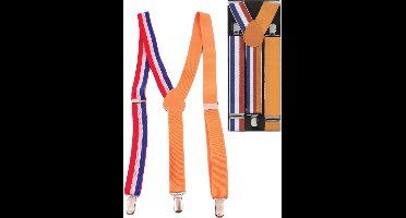 Folat - Bretels Rood-Wit-Blauw Oranje - WK voetbal 2026 - WK voetbal versiering - Olympische spelen