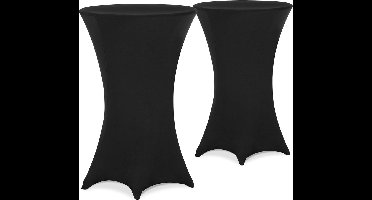 Detex 2x Tafelrok Statafel - Ø70-75cm 30°C Wasbaar – Zwart