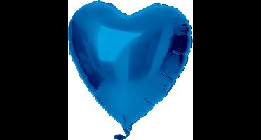 Folat - Folieballon hart blue (45cm)