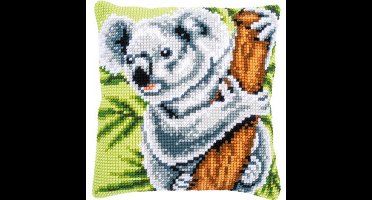 Vervaco - Kruissteekkussen kit - Koala - PN-0199306 - Borduren - Borduurpakket - Borduurpakket volwassenen - Borduurpakket kind