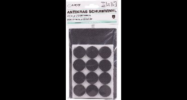 Benson Startersset antikrasvilt - schuimvinyl - zwart - 25-delig - sterk klevend