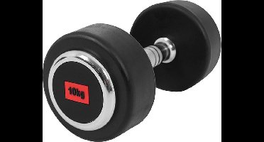 Gorilla Sports Dumbell - Vaste Halter - Gietijzer met Rubber coating - 10 kg