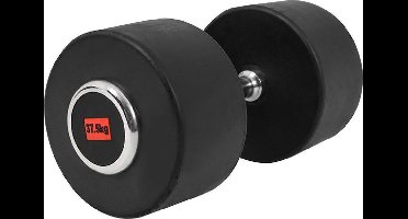 Gorilla Sports Dumbell - Vaste Halter - Gietijzer met Rubber coating -37,5 kg