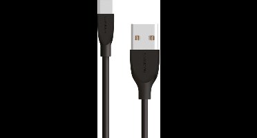 Mobiparts USB-C to USB Kabel 2A 2m - Zwart