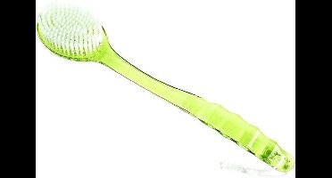 *** Bad Borstel Groen met Lange Steel en Scrubber - Rugborstel - Badborstel - Doucheborstel - van Heble® ***