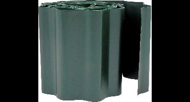 Pakket van 2x stuks kunststof borderranden / grasranden / perkranden groen - 9 meter x 15 centimeter hoog