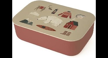 BioLoco PLA classic lunchbox nordic winter - 18,7x12,7x6,5cm