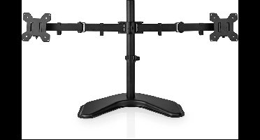 Nedis Monitorbeugel voor Bureaus - 2 Schermen - 15 - 32 " - 75x75 / 100x100 - Draai- en Kantelbaar