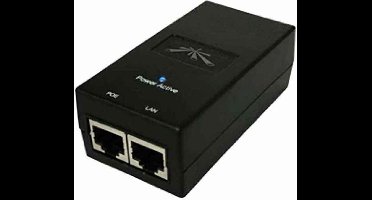Ubiquiti Networks POE-15-12W(EU) PoE adapter - Zwart
