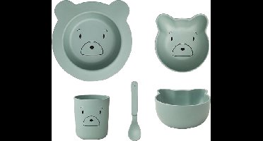 Liewood - Baby Kinderservies Joanna - Kinderserviesset - Mr Bear Peppermint