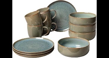 LIKE BY VILLEROY & BOCH - Crafted Breeze - Ontbijtset 12-dlg