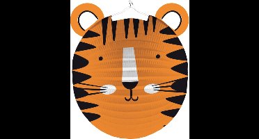 Tijger lampion 25cm | per stuk