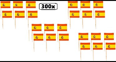 300x Cocktailprikker Spanje- landen festival party fun winterfeest thema feest cocktail prikker