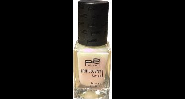 P2 Cosmetics EU Iridescent Top Coat met Parelmoer Finish 10ml