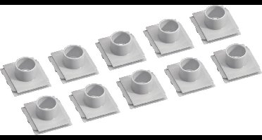 Hager Vision zij-ingangstuk 16mm pak van 10 - VKG75T - E3MR6