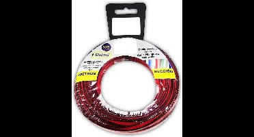 Audiokabel EDM 2 x 1,5 mm Rood/Zwart 15 m