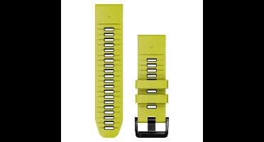 Garmin QuickFit 26, Band, Smartwatch, Grafiet, Limoen, Garmin, Silicone, Zwart