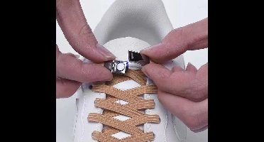 New Age Devi - Magneetveters - Geel - Unisex - Volwassenen/Kinderen - Niet meer strikken!