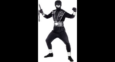 Sneller Dan Zijn Schaduw Zilver Zwarte Ninja - Jongen