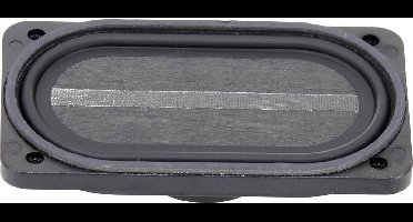 Visaton SC 5.9 FLX - 8 Ohm 5 inch 9 cm Breedband-luidspreker 4 W 8 Ω Ovaal, Houten membraan