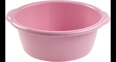Plasticforte Afwasteiltje - rond - 25L - roze - kunststof - afwasbak - 54 x 21 cm
