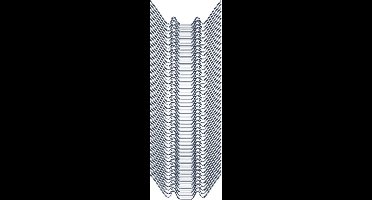 Deuba Broeikas Glasklemmen – 100 Stuks 85x30mm – RVS Zilver
