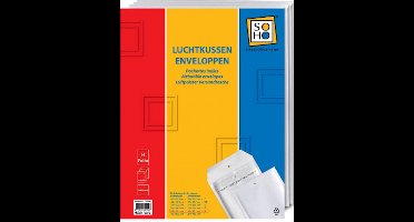 Soho Envelop Luchtkussen H18 Papier 29 X 37 Cm Wit 3 Stuks
