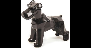 Housevitamin Hond Geometrisch Zwart – L18,5 x H16,5 cm